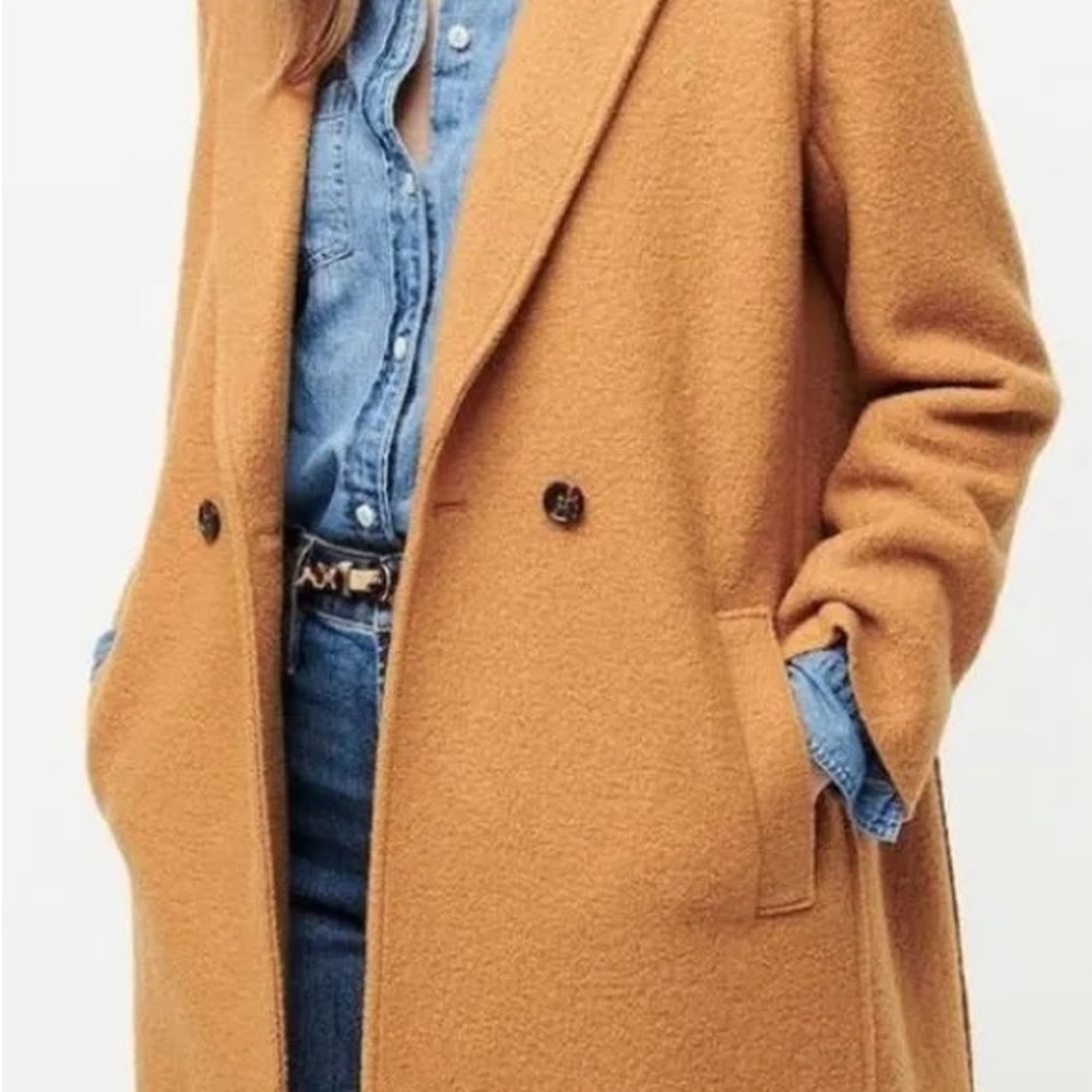 J. Crew Italian Boiled Wool Coat for Women